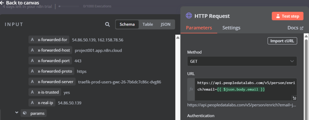 Adding an API from People Data Labs for structured data