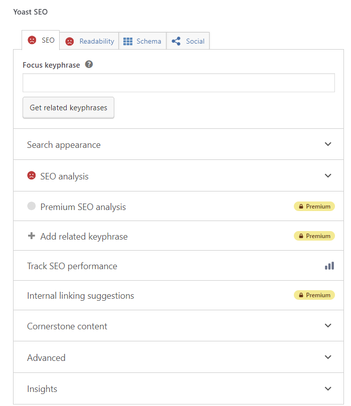 Wordpress yoast SEO